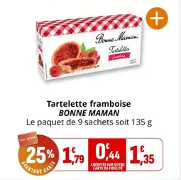Coccimarket Tartelette framboise bonne maman offre