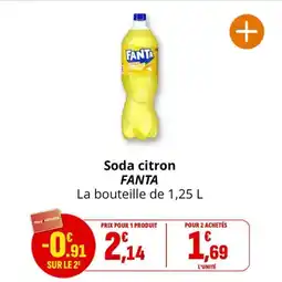 Coccimarket Soda citron fanta offre