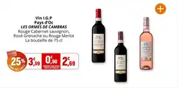 Coccimarket Vin i.g.p pays d'oc les ormes de cambras offre