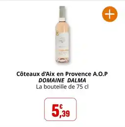 Coccimarket Côteaux d'aix en provence a.o.p domaine dalma offre