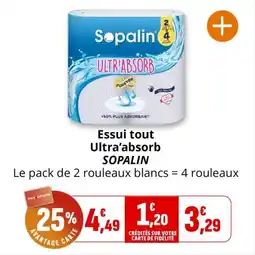 Coccimarket Essui tout ultra'absorb sopalin offre