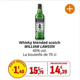 Coccimarket Whisky blended scotch william lawson offre