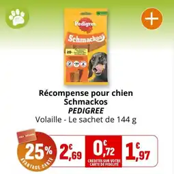 Coccimarket Récompense pour chien schmackos pedigree offre