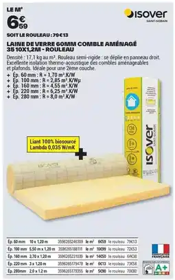 Brico Dépôt Isover - soit rouleau offre