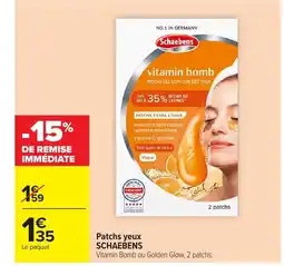 Carrefour SCHAEBENS Patchs yeux offre