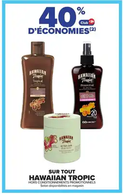 Carrefour HAWAIIAN TROPIC offre