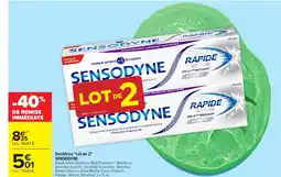 Carrefour SENSODYNE Dentifrice Lot de 2 offre