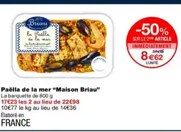 Monoprix MAISON BRIAU Paëlla de la mer offre