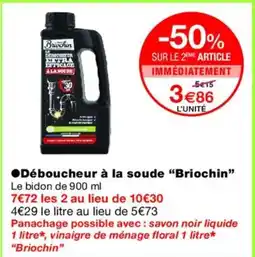 Monoprix BRIOCHIN Déboucheur à la soude offre