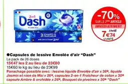 Monoprix DASH ● de lessive Envolée d'air offre
