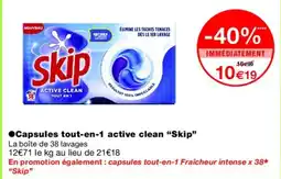 Monoprix SKIP Capsules tout-en-1 active clean offre