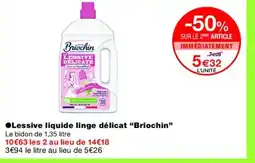Monoprix BRIOCHIN Lessive liquide linge délicat offre