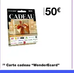 Monoprix WONDERECARD Carte cadeau offre