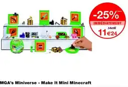 Monoprix MGA's Miniverse - Make It Mini Minecraft offre