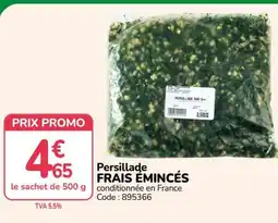 Promocash FRAIS ÉMINCÉS Persillade offre