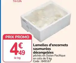 Promocash Lamelles d'encornets saumurées décongelées offre