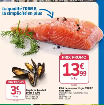 Filet de saumon sans arête