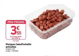 Promocash Merguez bœuf/volaille précuites offre