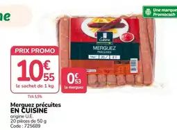 Promocash EN CUISINE Merguez précuites offre