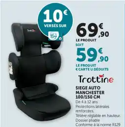 Hyper U SIEGE AUTO MANCHESTER offre