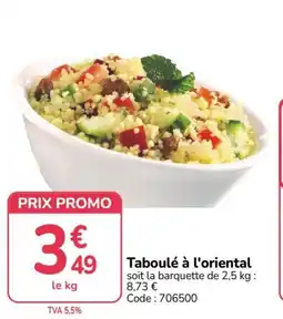 Promocash Taboulé à l'oriental offre