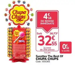 Promocash CHUPA CHUPS Sucettes The Best Of offre