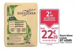 Promocash ST LOUIS Sucre blanc cristal offre