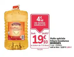 Promocash BORGES Huile spéciale friture Excellence offre