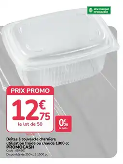 Promocash PROMOCASH Boîtes à couvercle charnière utilisation froide ou chaude 1000 cUne marque offre
