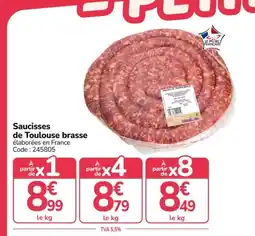 Promocash Saucisses de Toulouse brasse offre