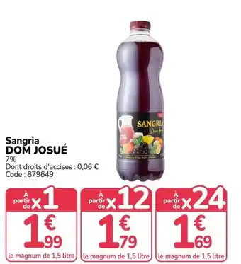 DOM JOSUÉ Sangria