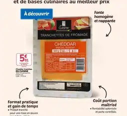 Promocash EN CUISINE Cheddar tranches offre