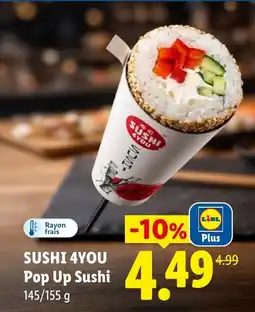 Lidl SUSHI 4YOU Pop Up Sushi offre