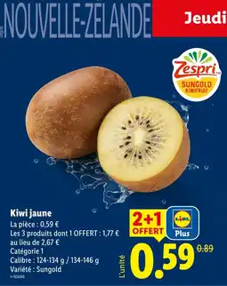 Lidl Kiwi jaune offre