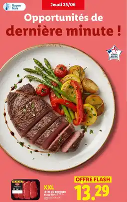 Lidl L'ÉTAL DU BOUCHER 4 faux-filets offre