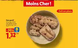 Lidl Pain sportif offre