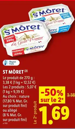 Lidl ST MÔRET offre