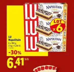 Lidl LU Napolitain offre