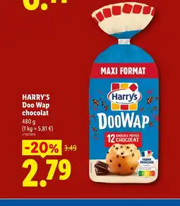 Lidl HARRY'S Doo Wap chocolat offre