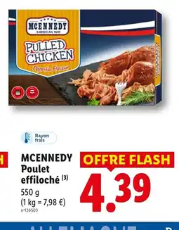 Lidl MCENNEDY Poulet effiloché offre