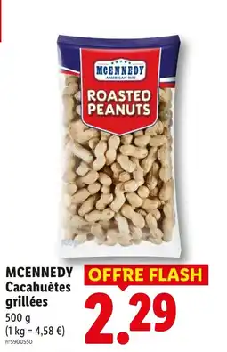 Lidl MCENNEDY Cacahuètes grillées offre