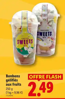 Lidl Bonbons gélifiés aux fruits offre