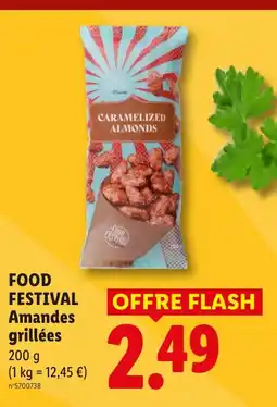 Lidl FOOD FESTIVAL Amandes grillées offre