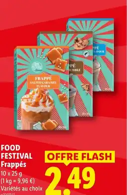 Lidl FOOD FESTIVAL Frappés offre