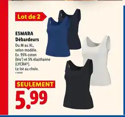 Lidl ESMARA Débardeurs offre