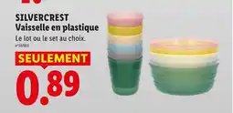 Lidl SILVERCREST Vaisselle en plastique offre