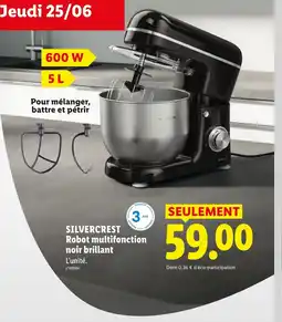 Lidl SEULEMENT Robot multifonction noir brillant offre