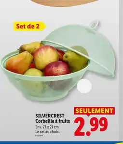 Lidl SILVERCREST Corbeille à fruits offre