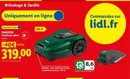 Lidl PARKSIDE Tondeuse robot offre