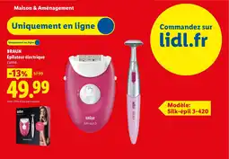 Lidl BRAUN Épilateur électrique offre